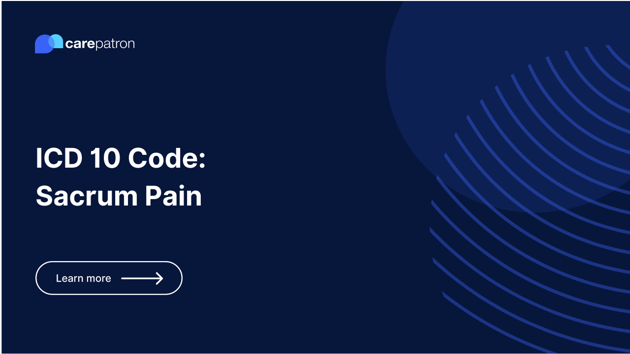 Sacrum Pain ICD-10-CM Codes