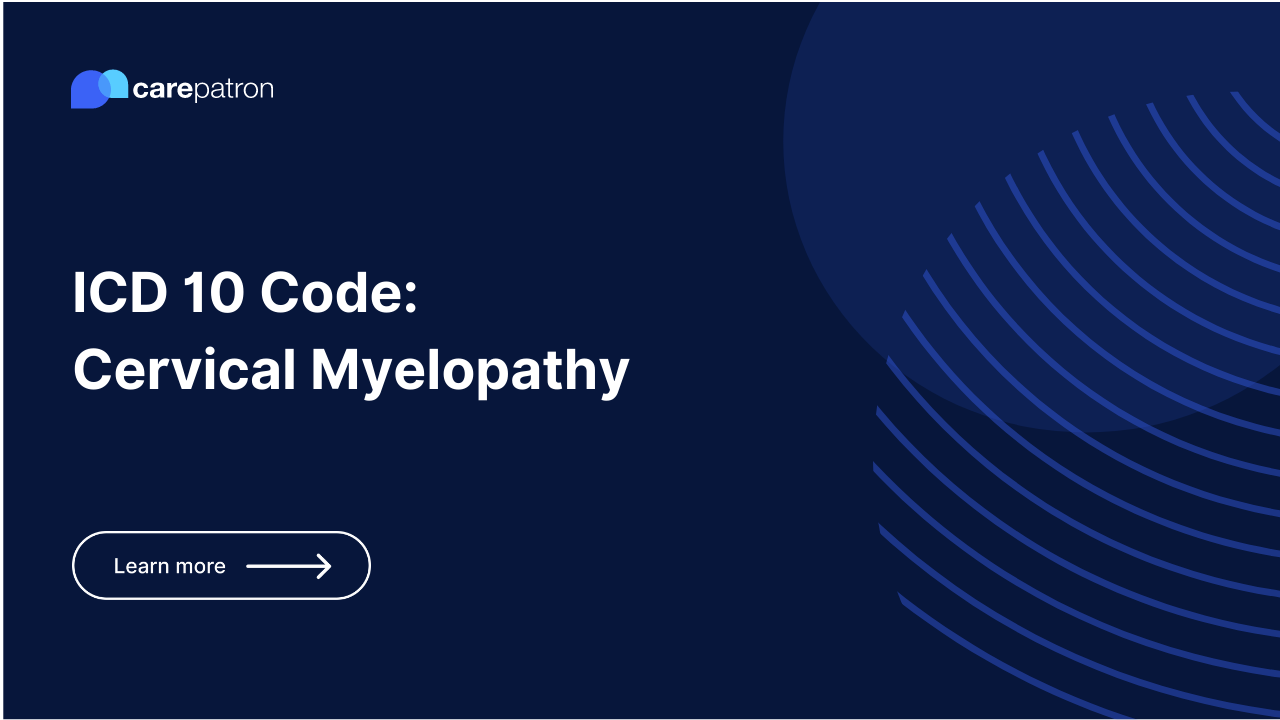 Cervical Myelopathy ICD-10-CM Codes