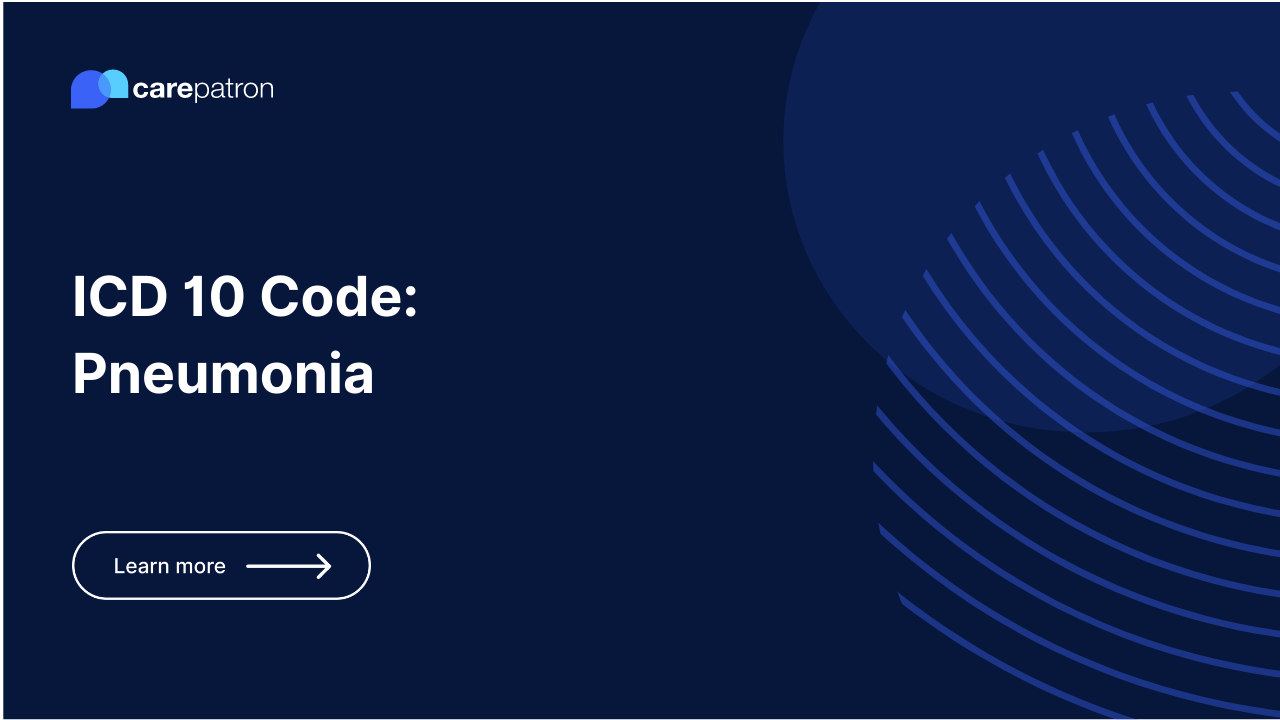 Pneumonia ICD-10-CM Codes