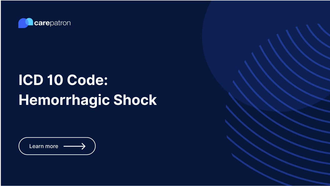 Hemorrhagic Shock ICD-10-CM Codes