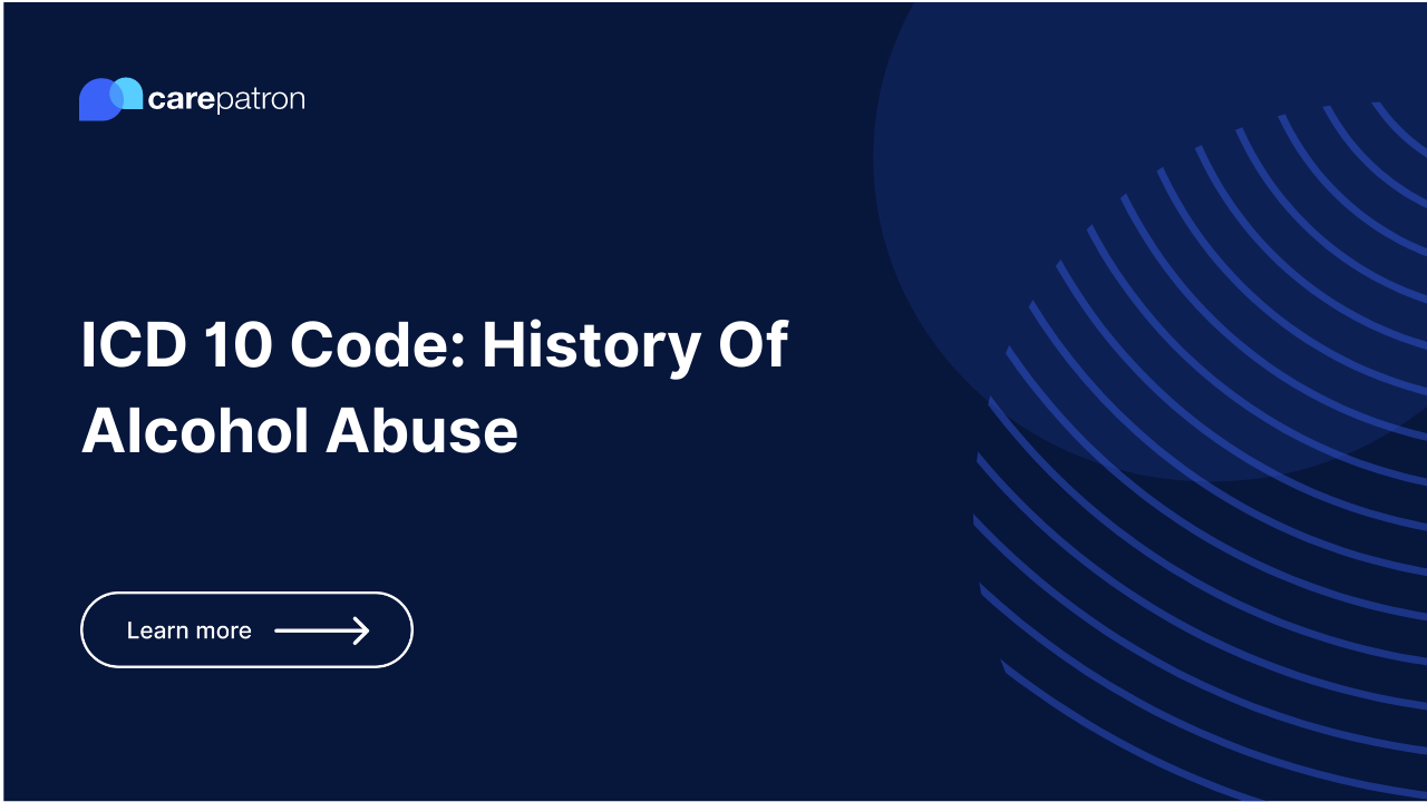 History Of Alcohol Abuse ICD-10-CM Codes