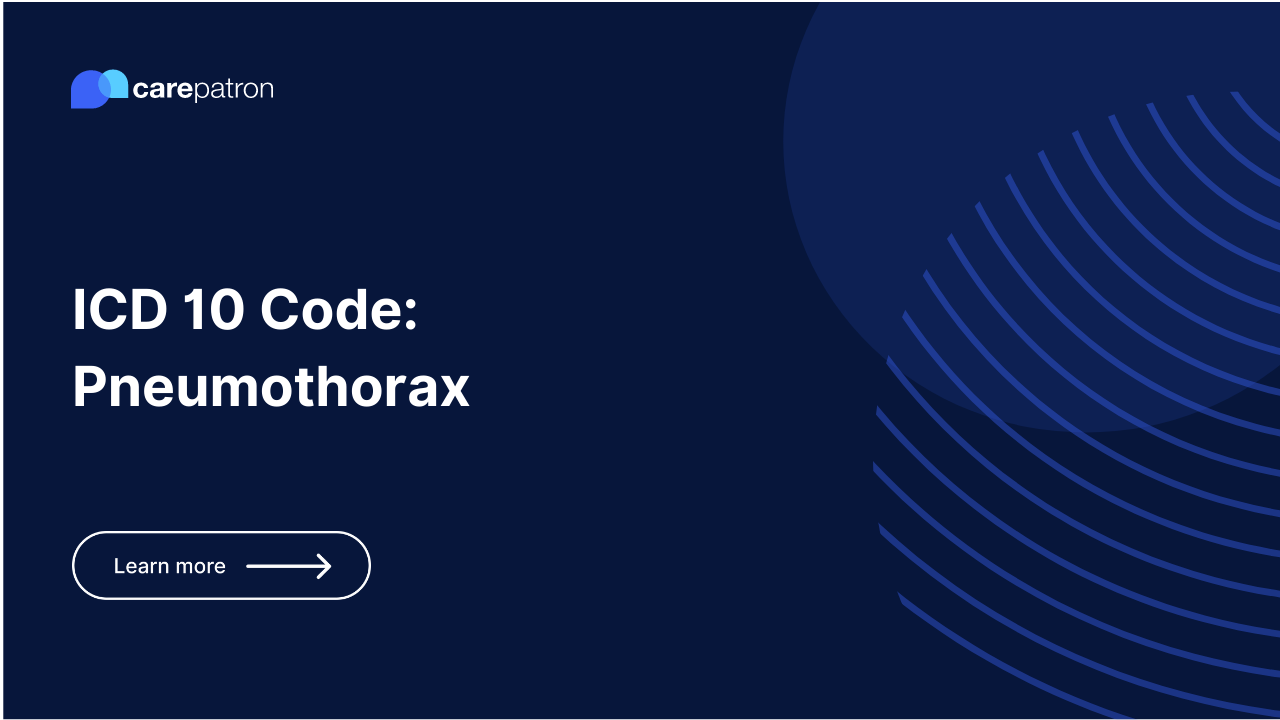 Pneumothorax ICD-10-CM Codes