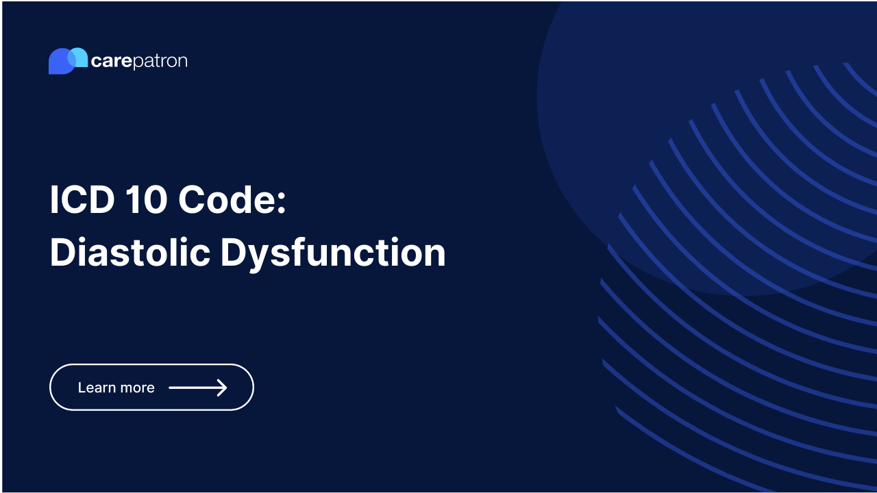 Diastolic Dysfunction ICD-10-CM Codes
