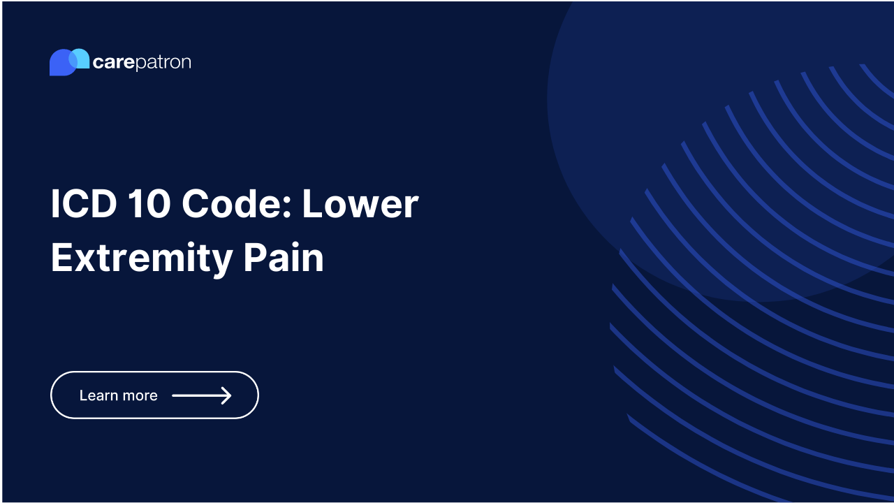 Lower Extremity Pain ICD-10-CM Codes