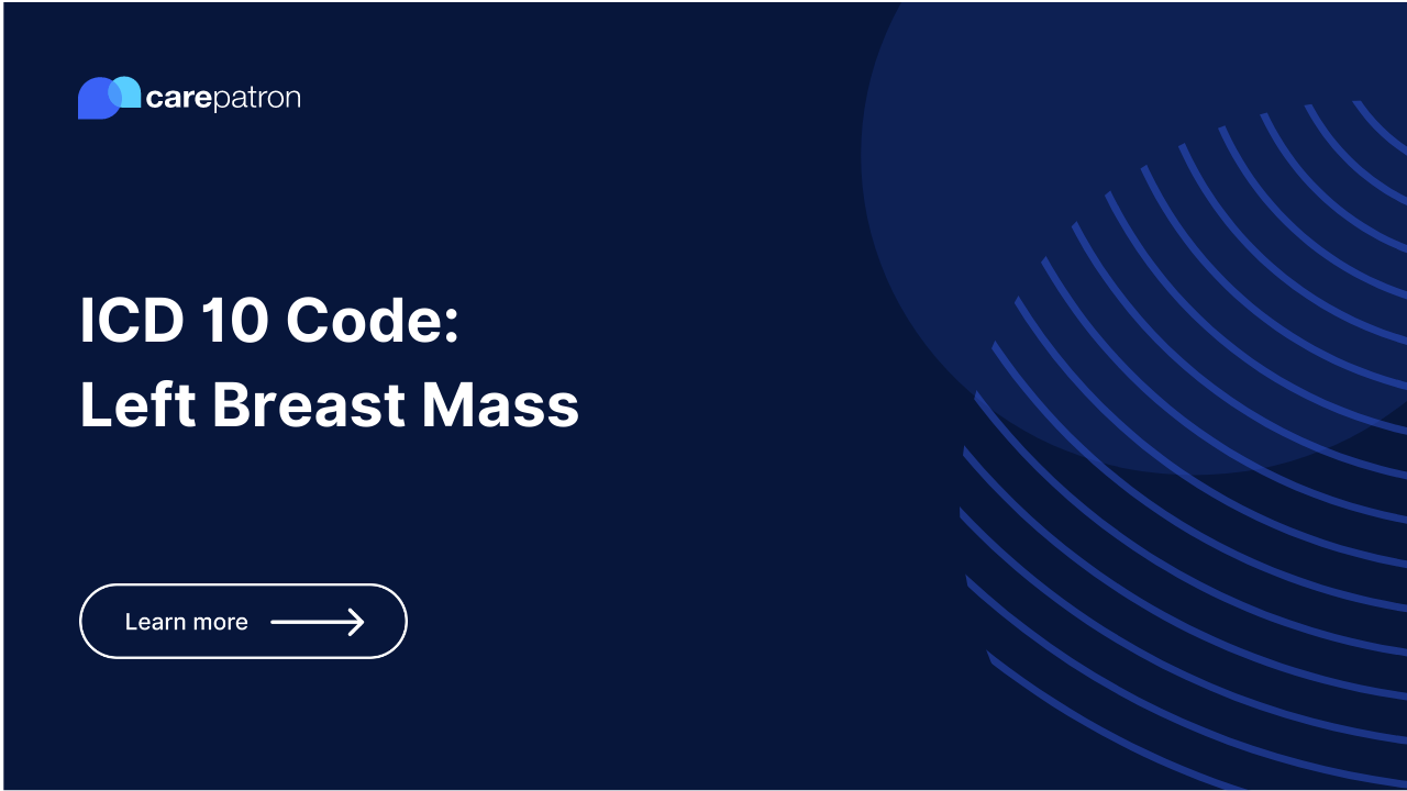 Left Breast Mass ICD-10-CM Codes