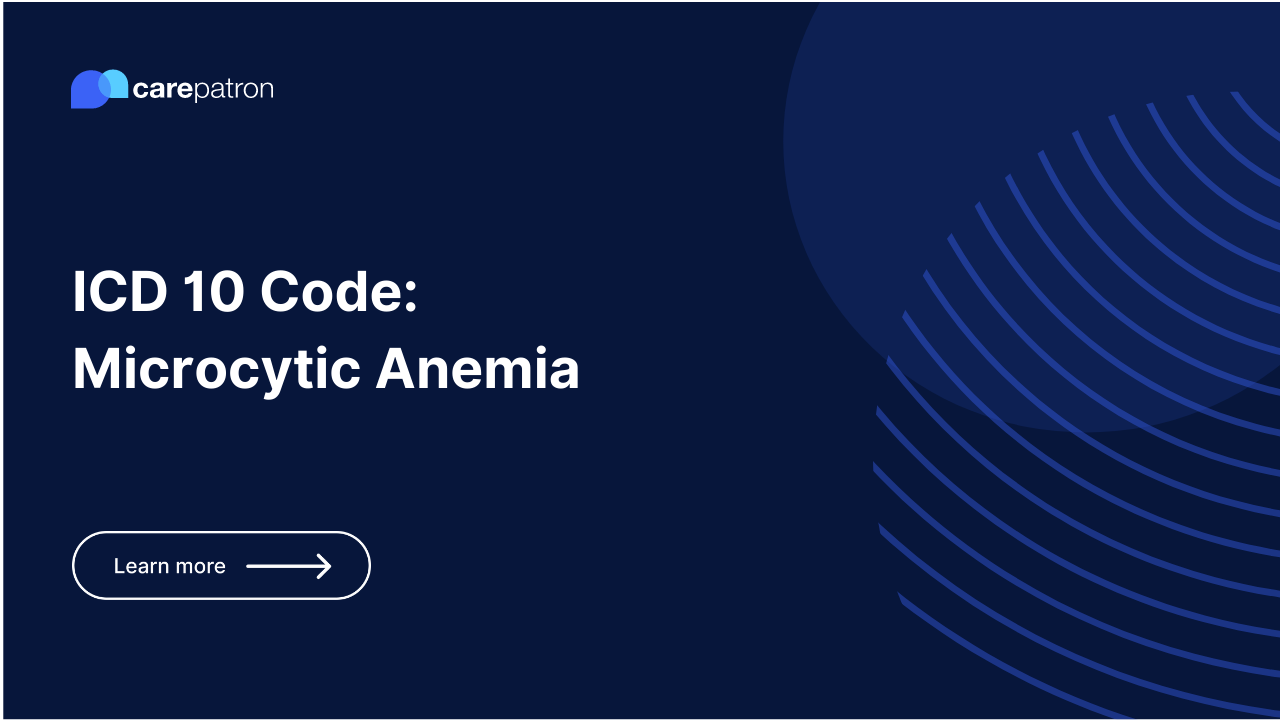 Microcytic Anemia ICD-10-CM Codes
