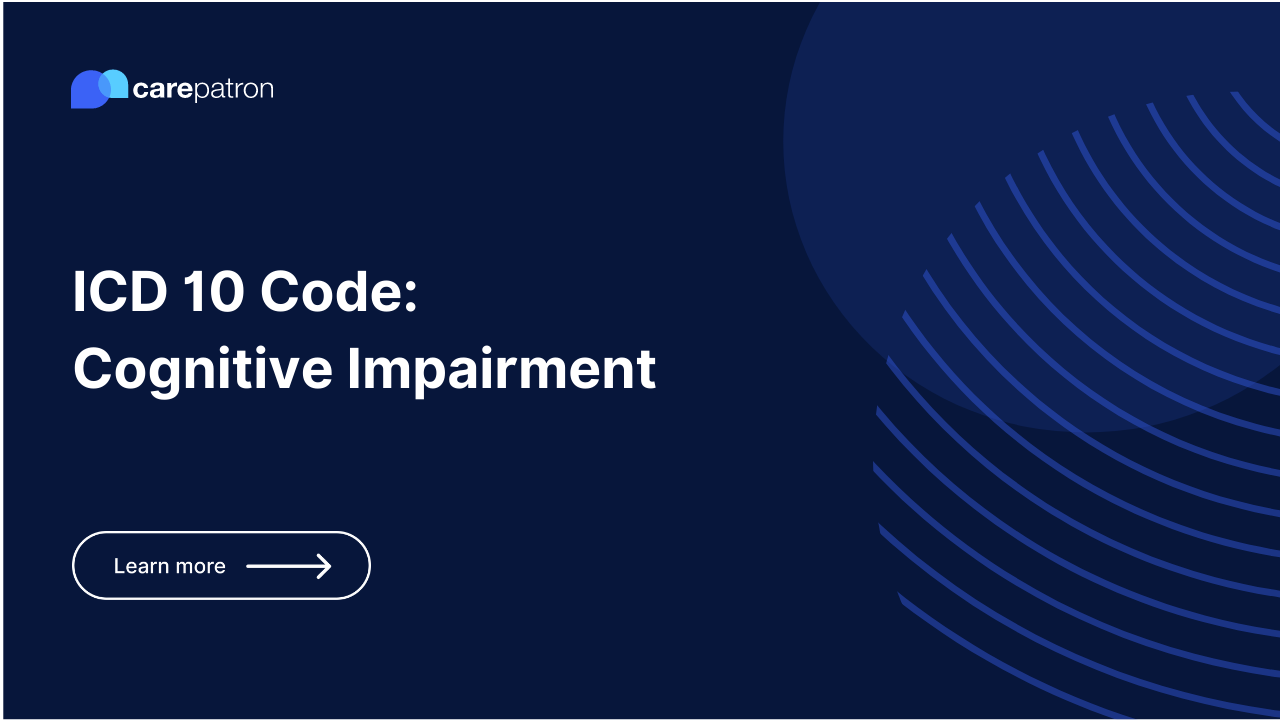 Cognitive Impairment ICD-10-CM Codes