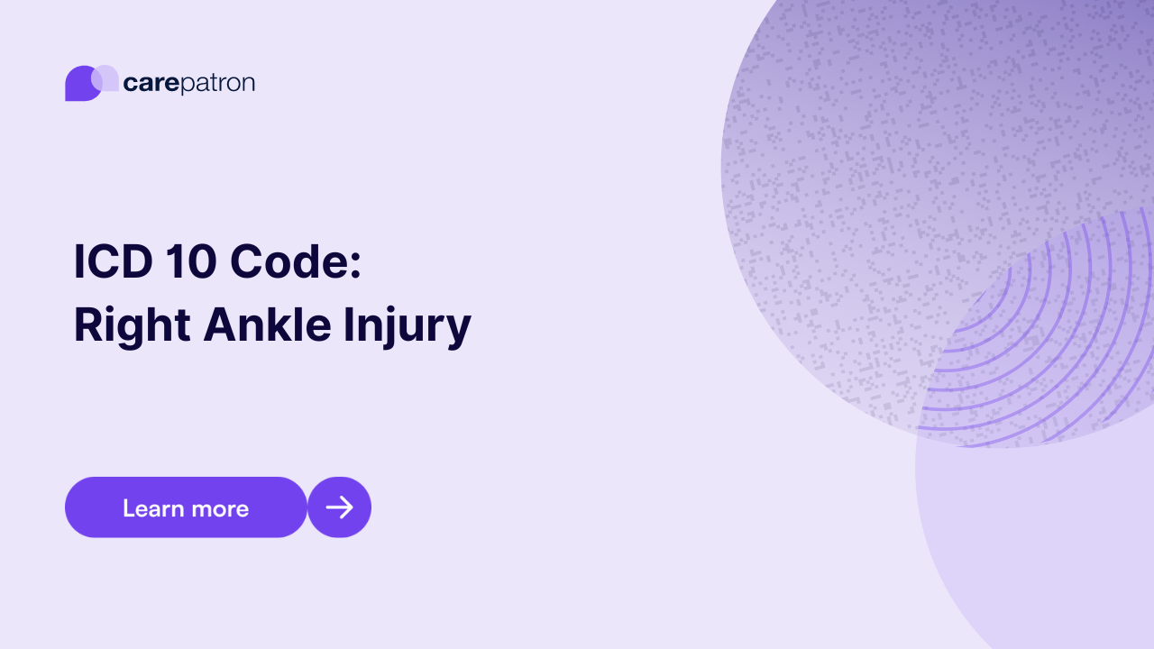 Right Ankle Injury ICD-10-CM Codes