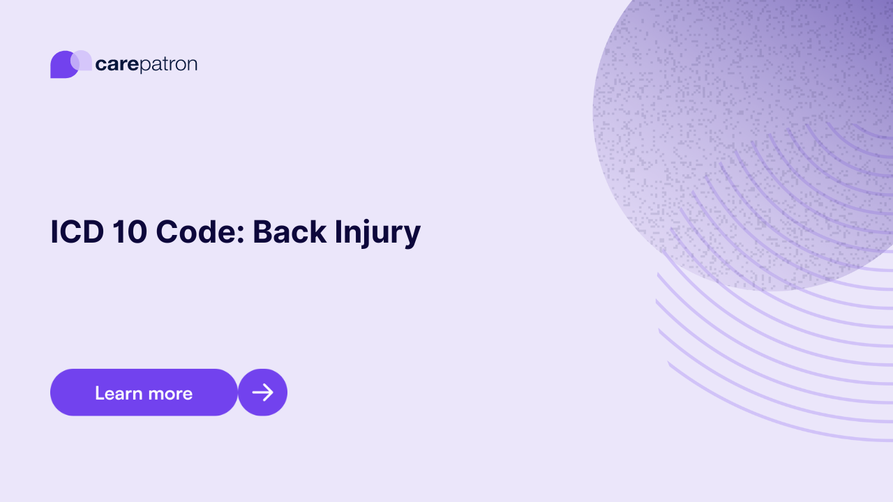 Back Injury ICD-10-CM Codes