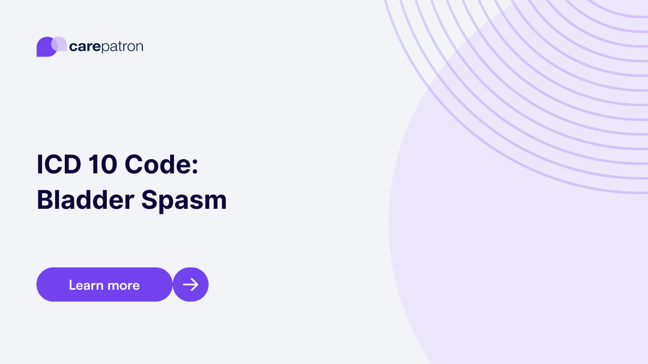 Bladder Spasm ICD-10-CM Codes