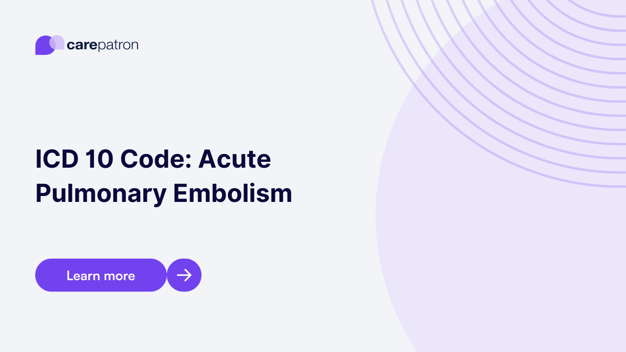 Acute Pulmonary Embolism ICD-10-CM Codes