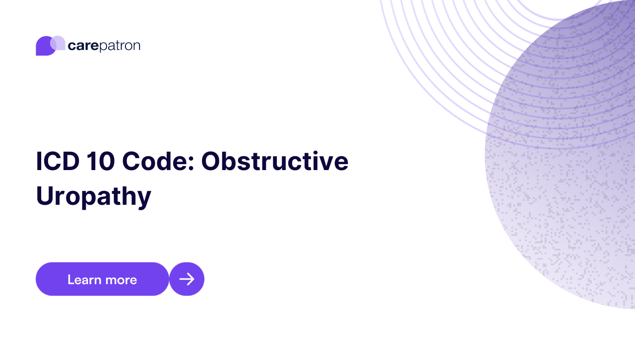 Obstructive Uropathy ICD-10-CM Codes