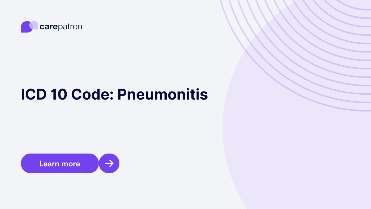 Pneumonitis ICD-10-CM Codes