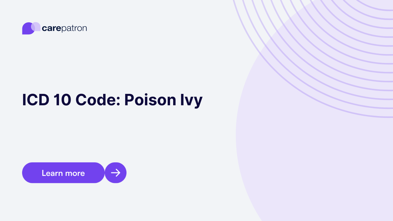 Poison Ivy ICD-10-CM Codes