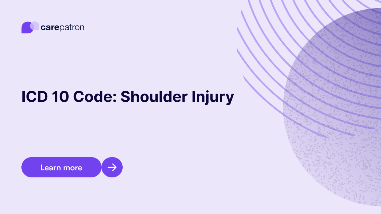Shoulder Injury ICD-10-CM Codes