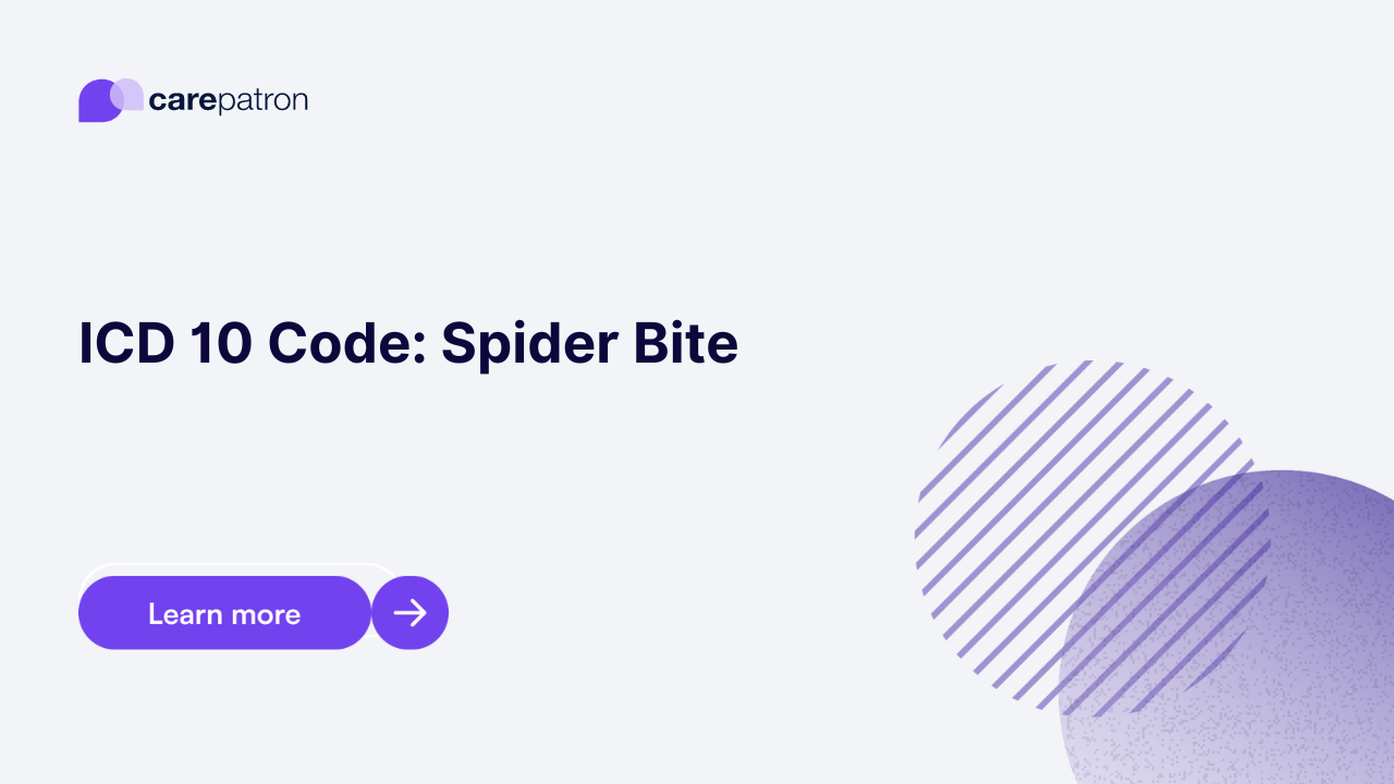 Spider Bite ICD-10-CM Codes