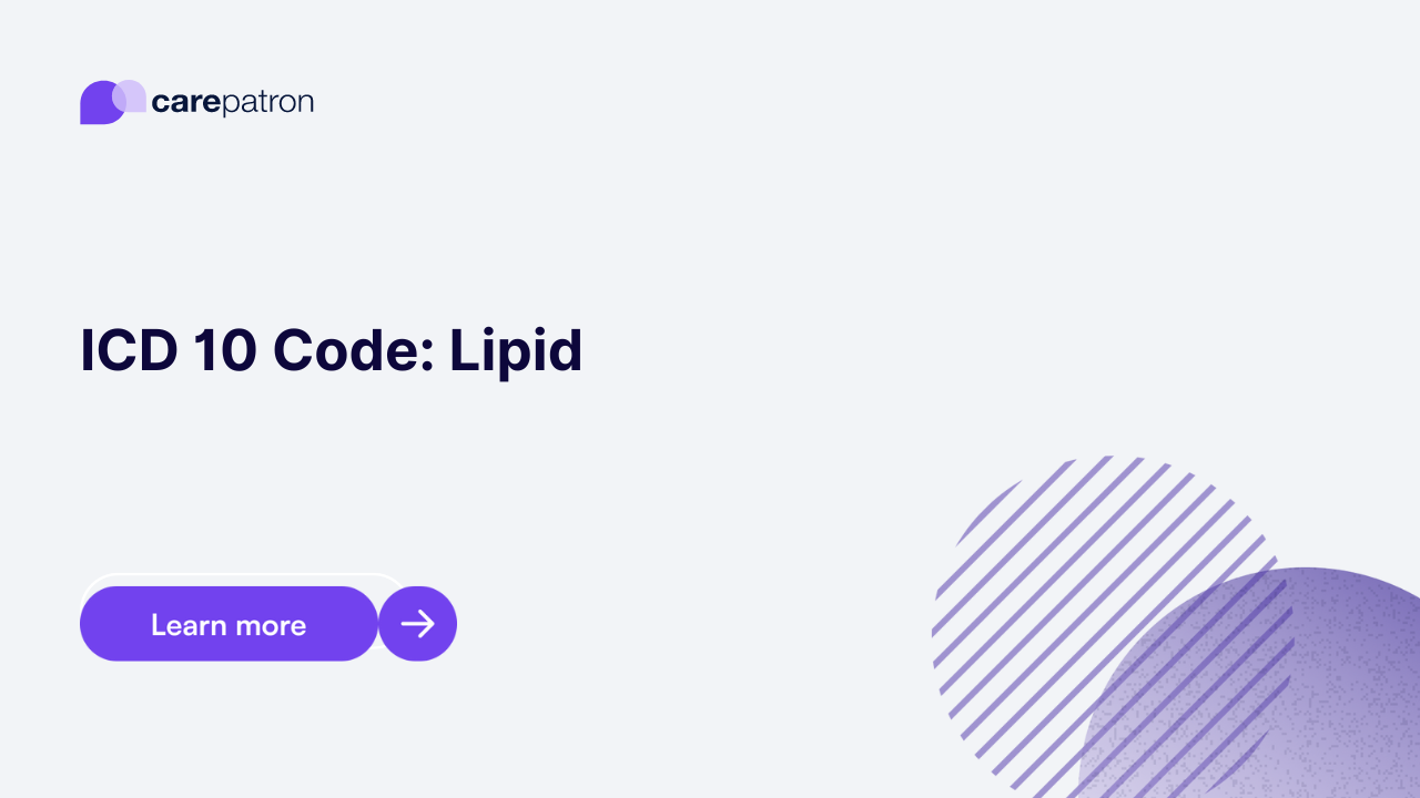 Lipid ICD-10-CM Codes
