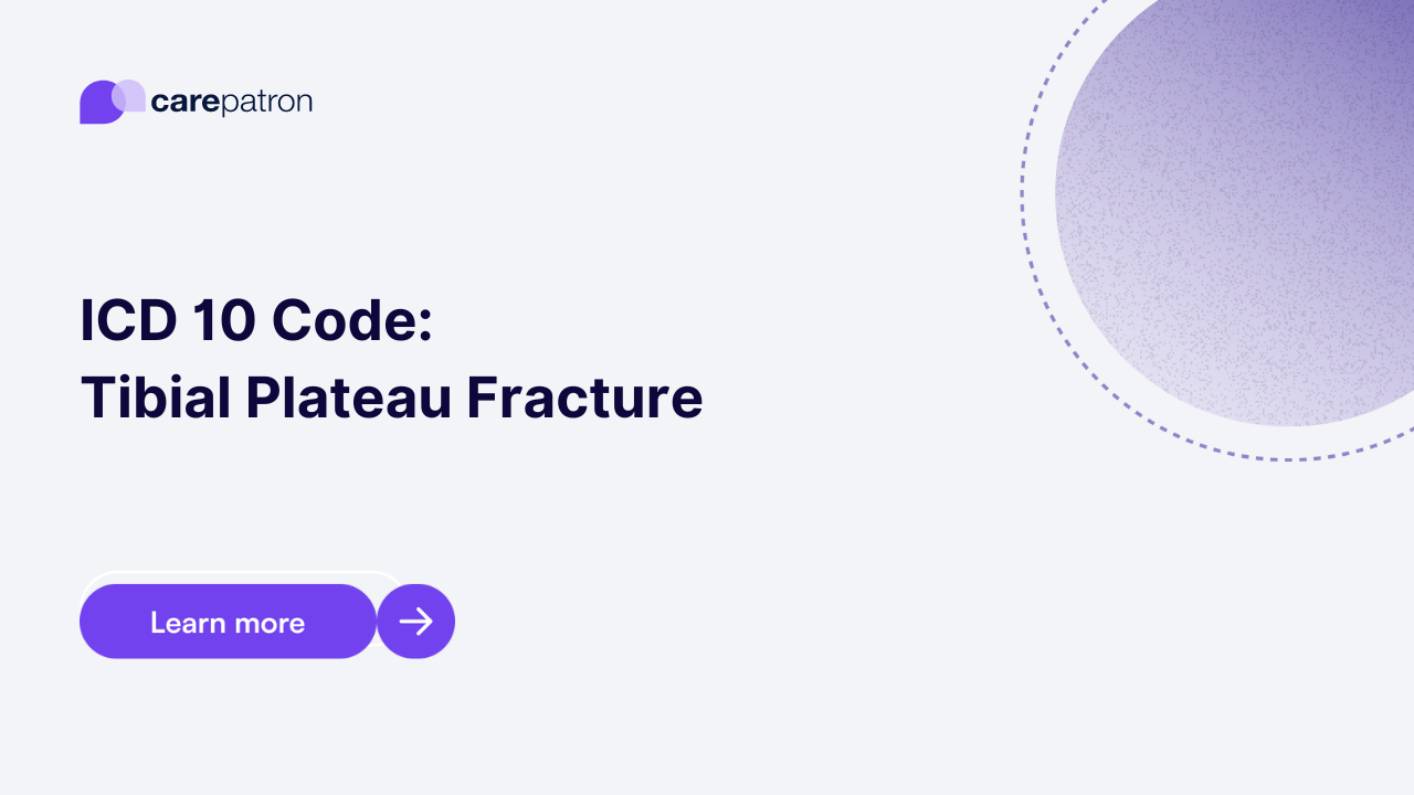 Tibial Plateau Fracture ICD-10-CM Codes
