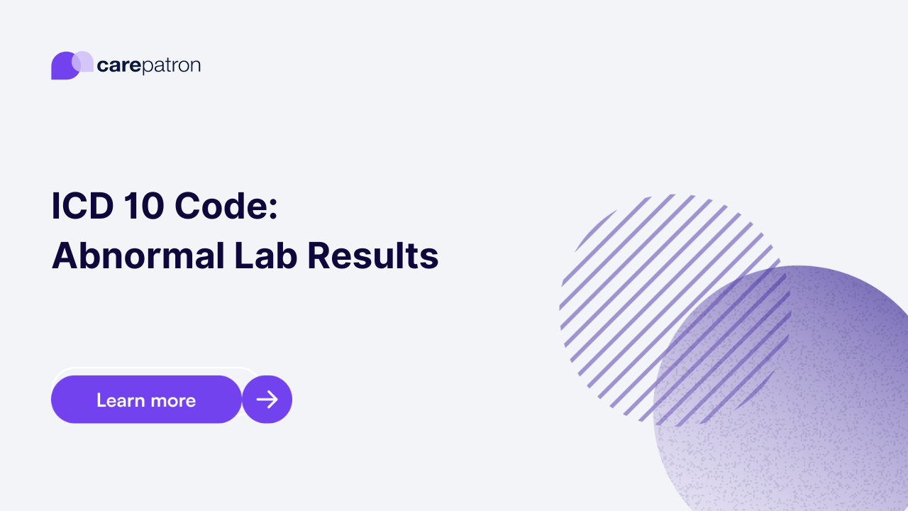 Abnormal Lab Results ICD-10-CM Codes