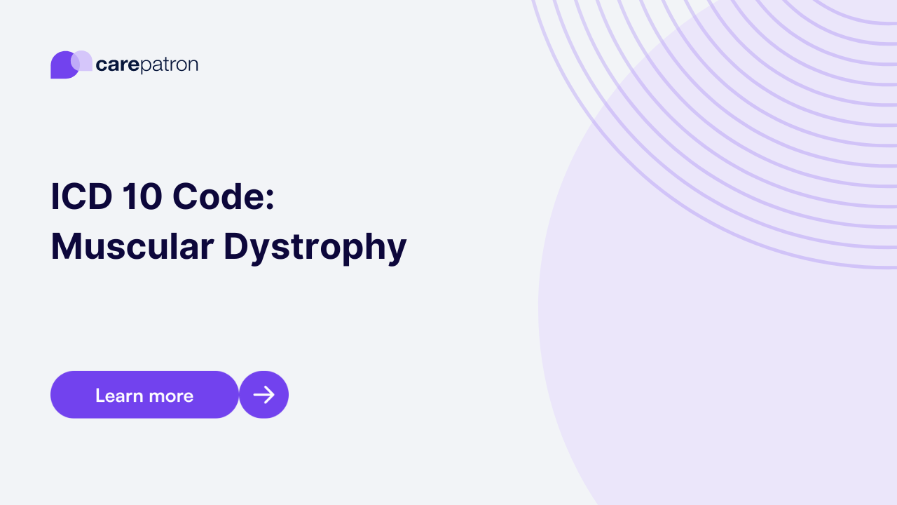 Muscular Dystrophy ICD-10-CM Codes