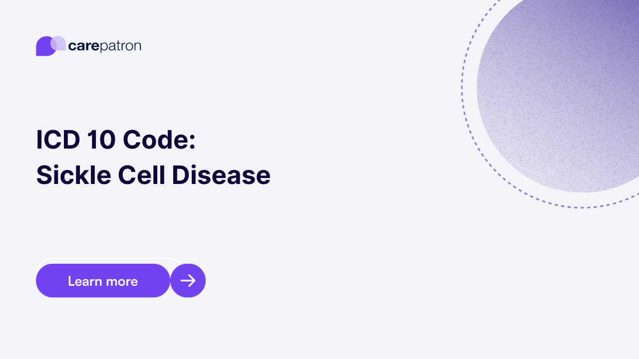 Sickle Cell Disease ICD-10-CM Codes