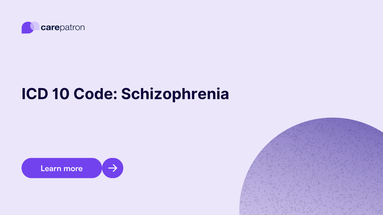 Schizophrenia ICD-10-CM Codes