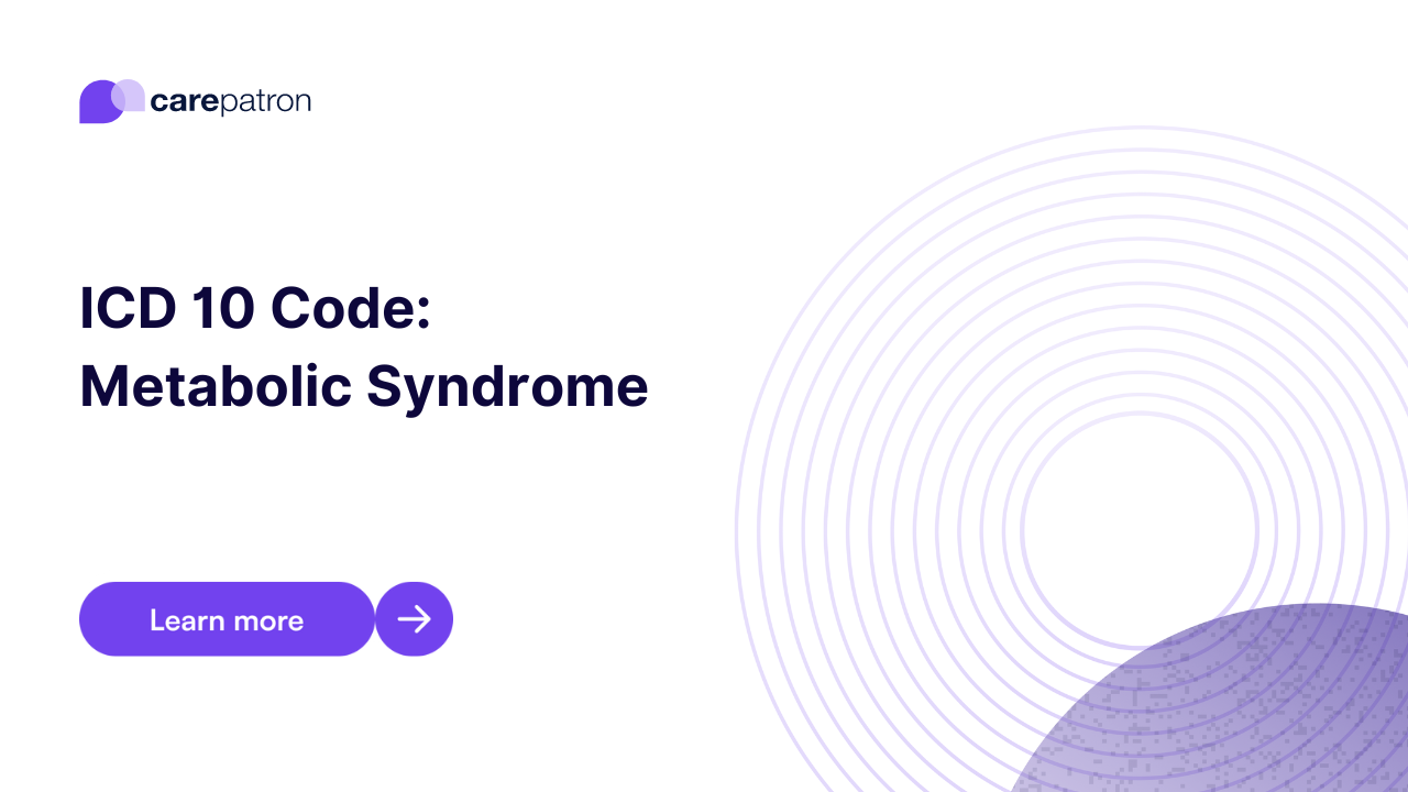 Metabolic Syndrome ICD-10-CM Codes