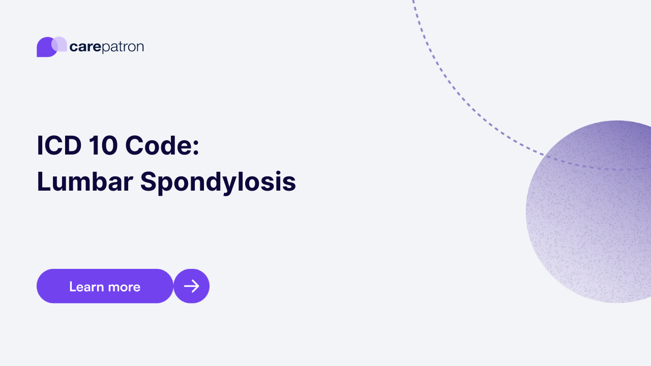 Lumbar Spondylosis ICD-10-CM Codes
