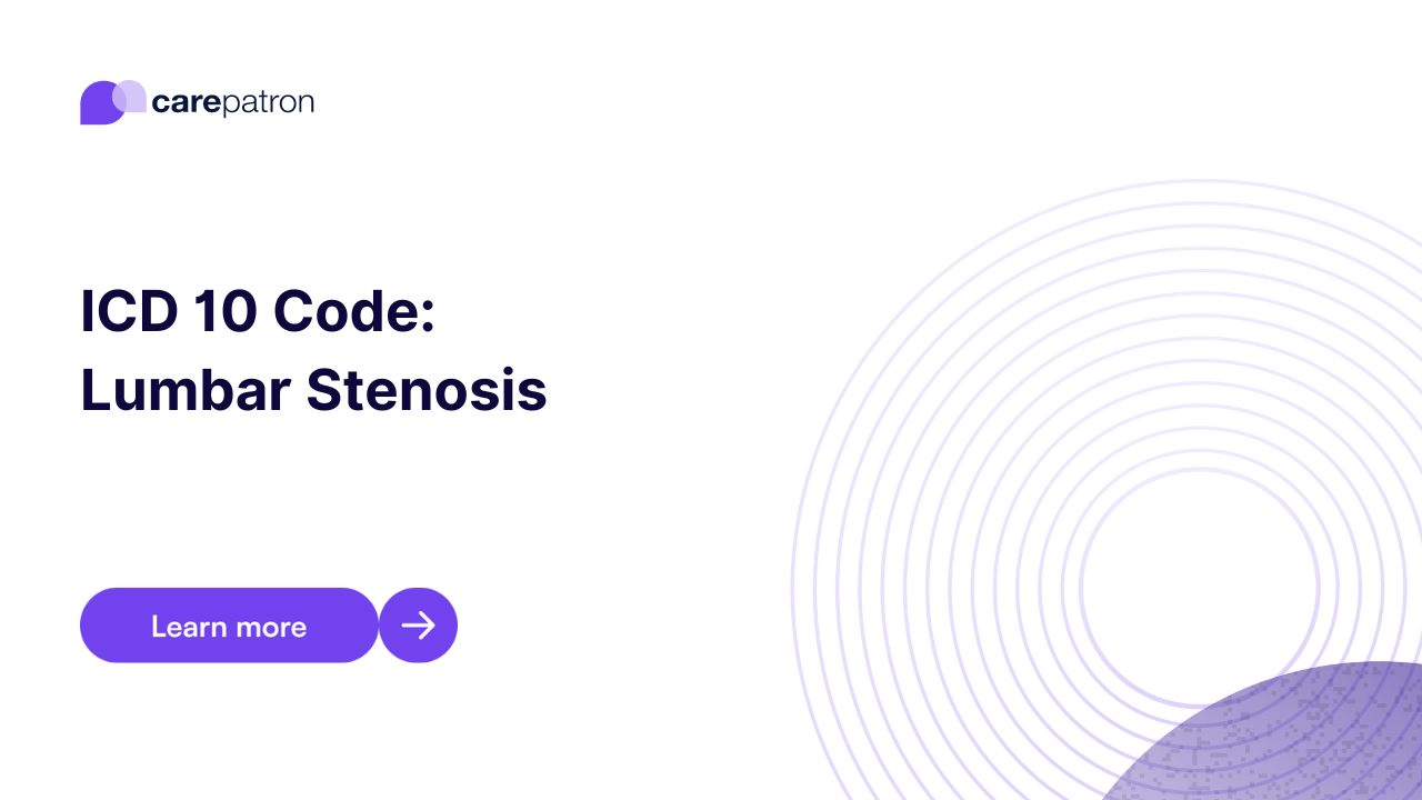 Lumbar Stenosis ICD-10-CM Codes