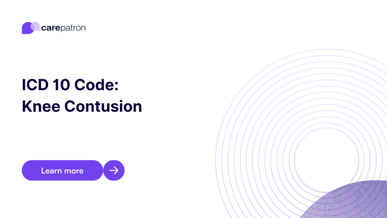 Knee Contusion ICD-10-CM Codes