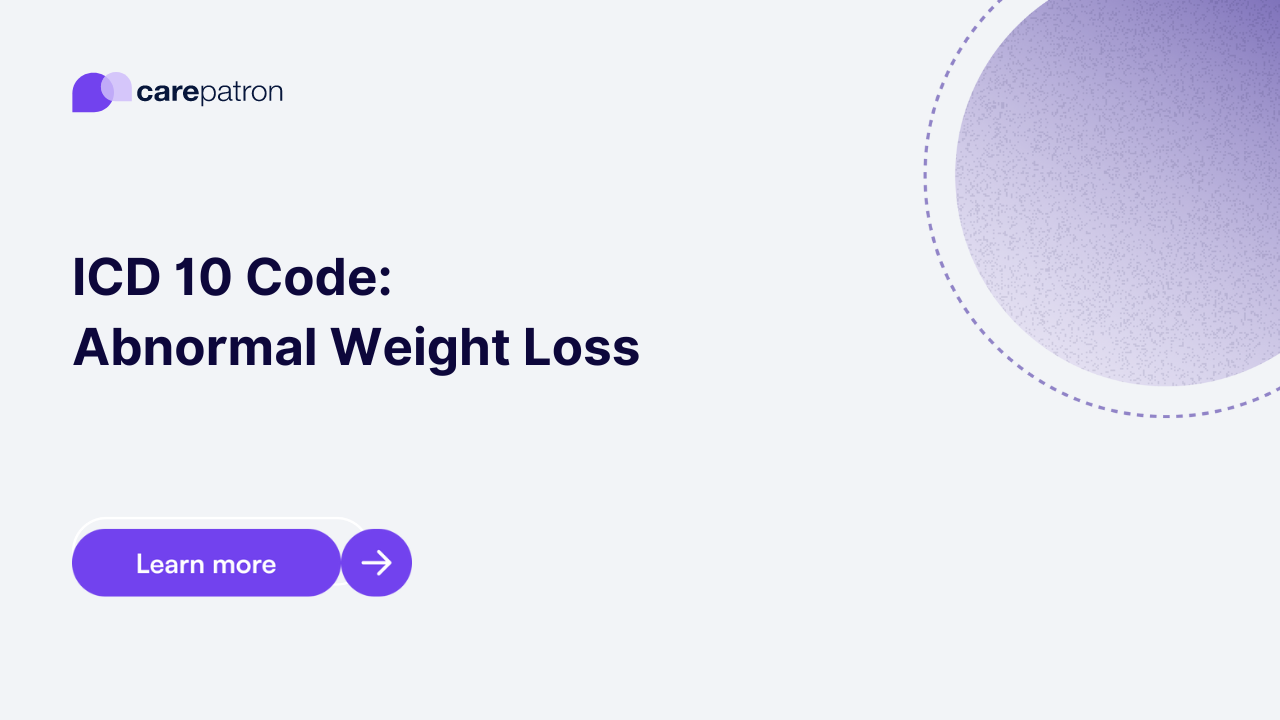 Abnormal Weight Loss ICD-10-CM Codes