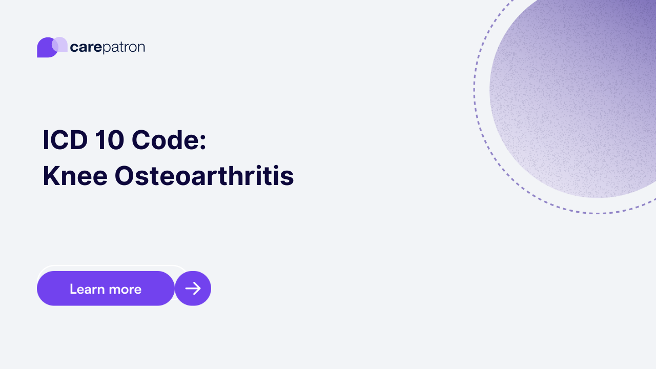 Knee Osteoarthritis ICD-10-CM Codes
