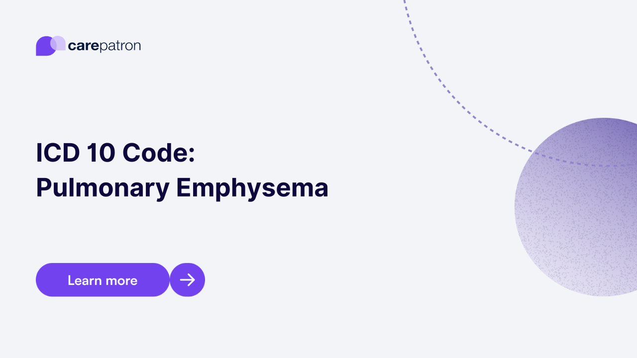 Pulmonary Emphysema ICD-10-CM Codes