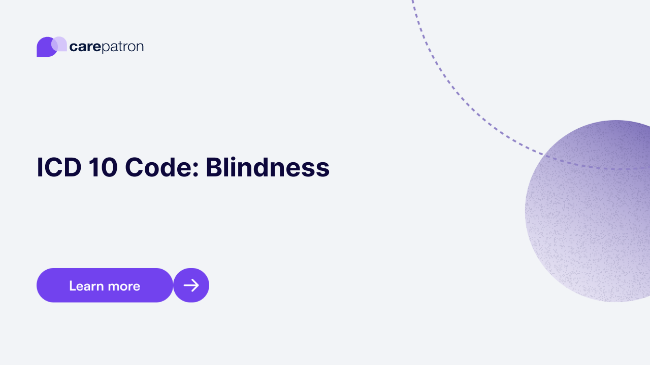 Blindness ICD-10-CM Codes
