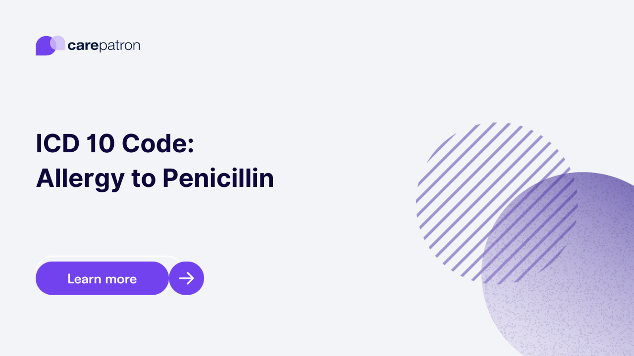 Allergy to Penicillin ICD-10-CM Codes