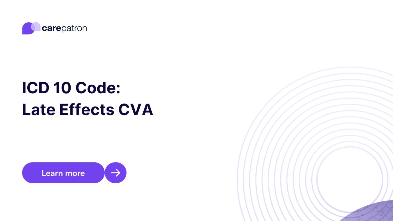 Late Effects CVA ICD-10-CM Codes