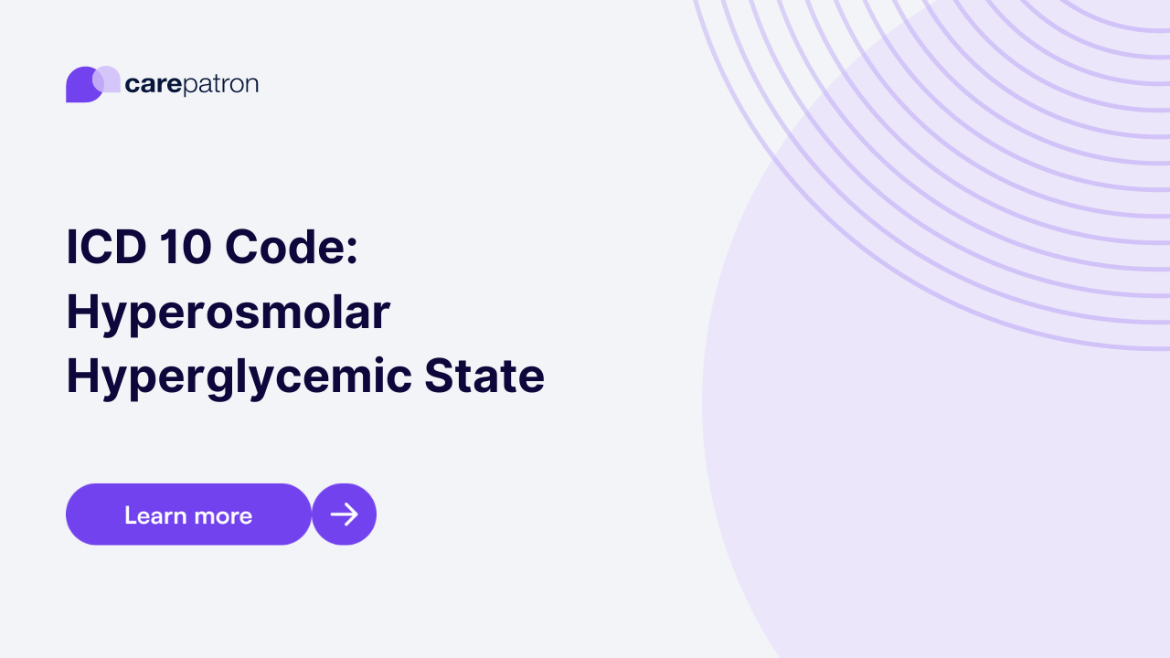 Hyperosmolar Hyperglycemic State ICD-10-CM Codes
