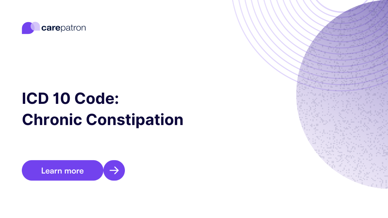 Chronic Constipation ICD-10-CM Codes