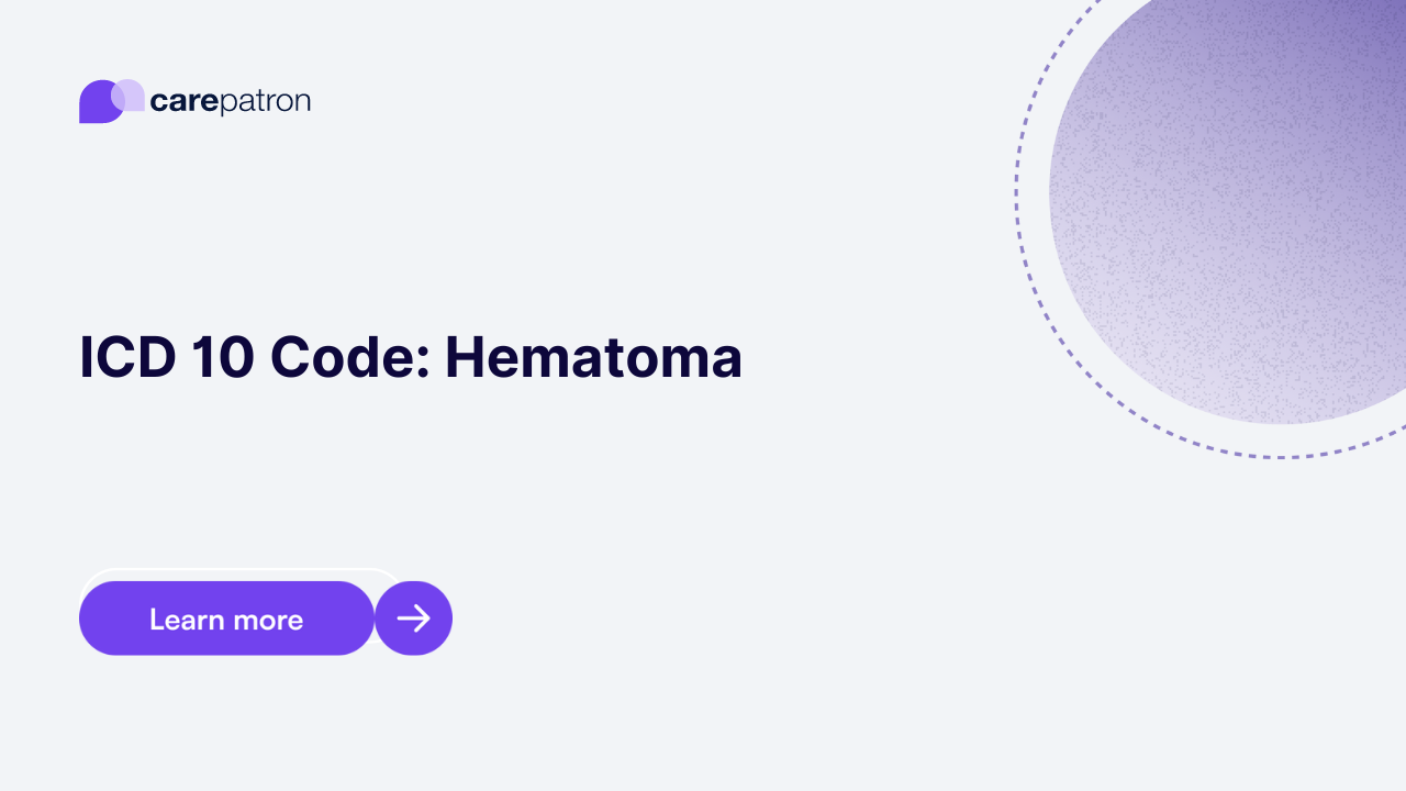 Hematoma ICD-10-CM Codes