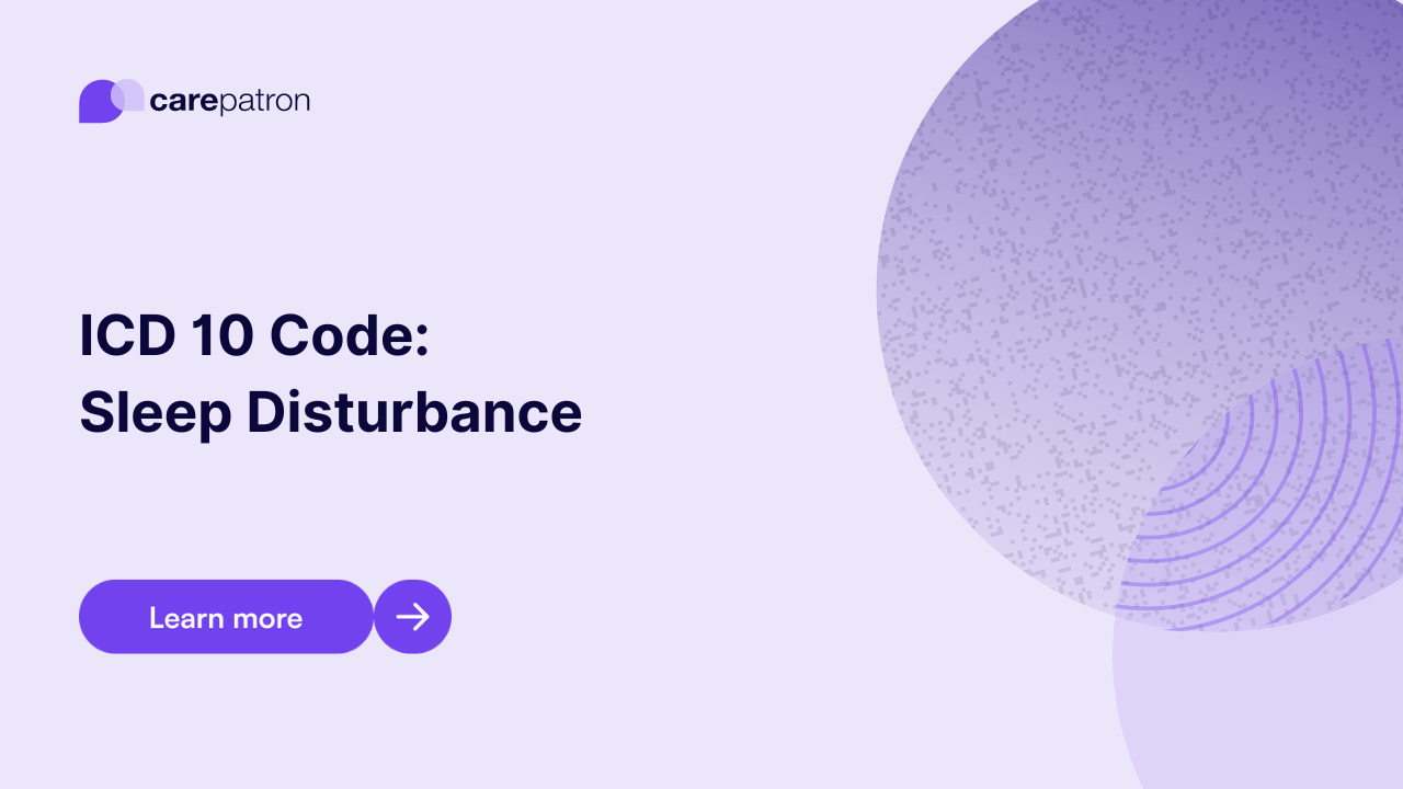 Sleep Disturbance ICD-10-CM Codes