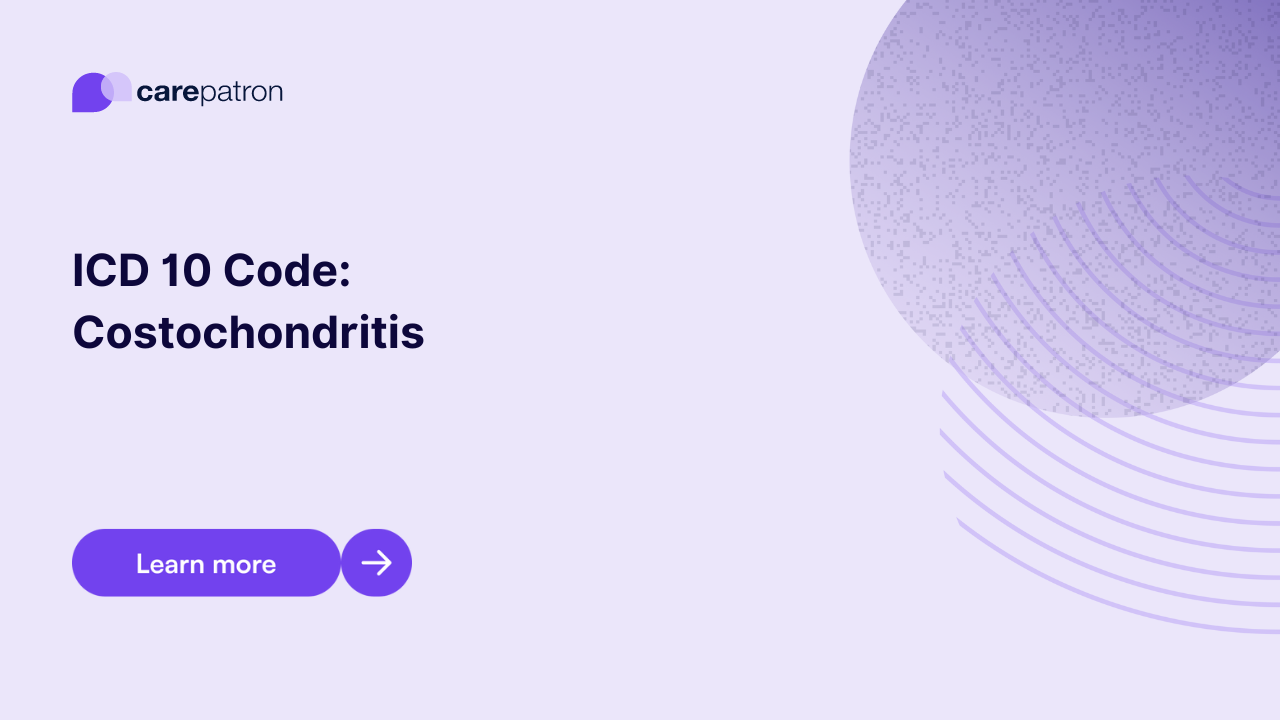 Costochondritis ICD-10-CM Codes