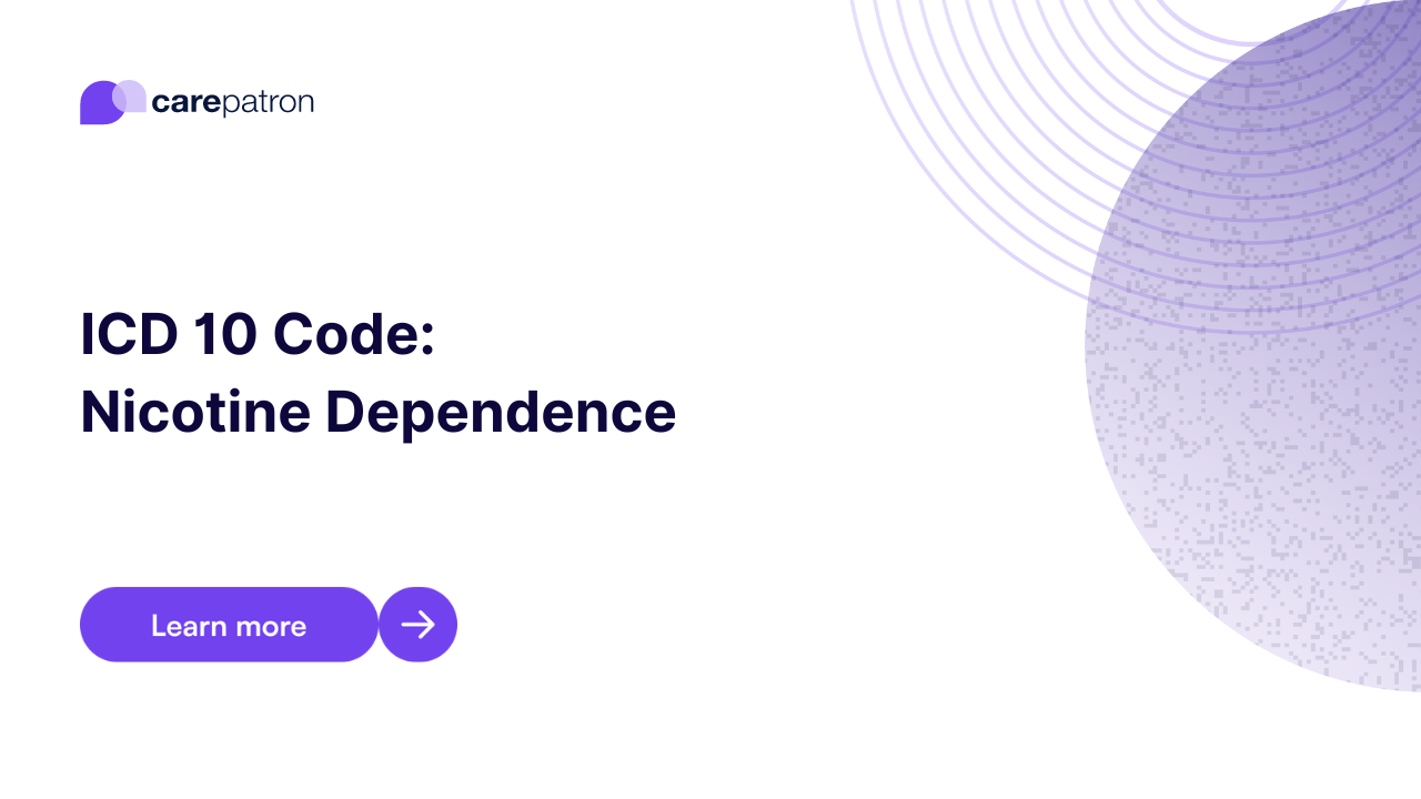 Nicotine Dependence ICD-10-CM Codes