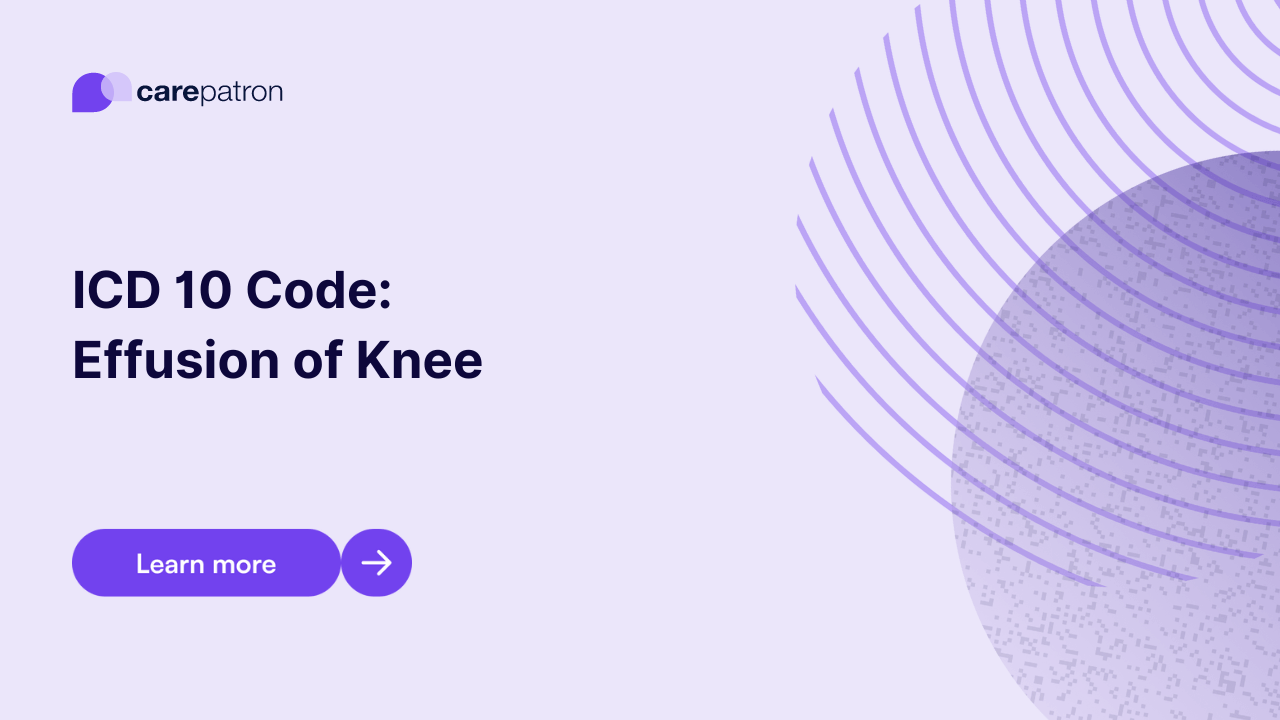 Effusion of Knee ICD-10-CM Codes