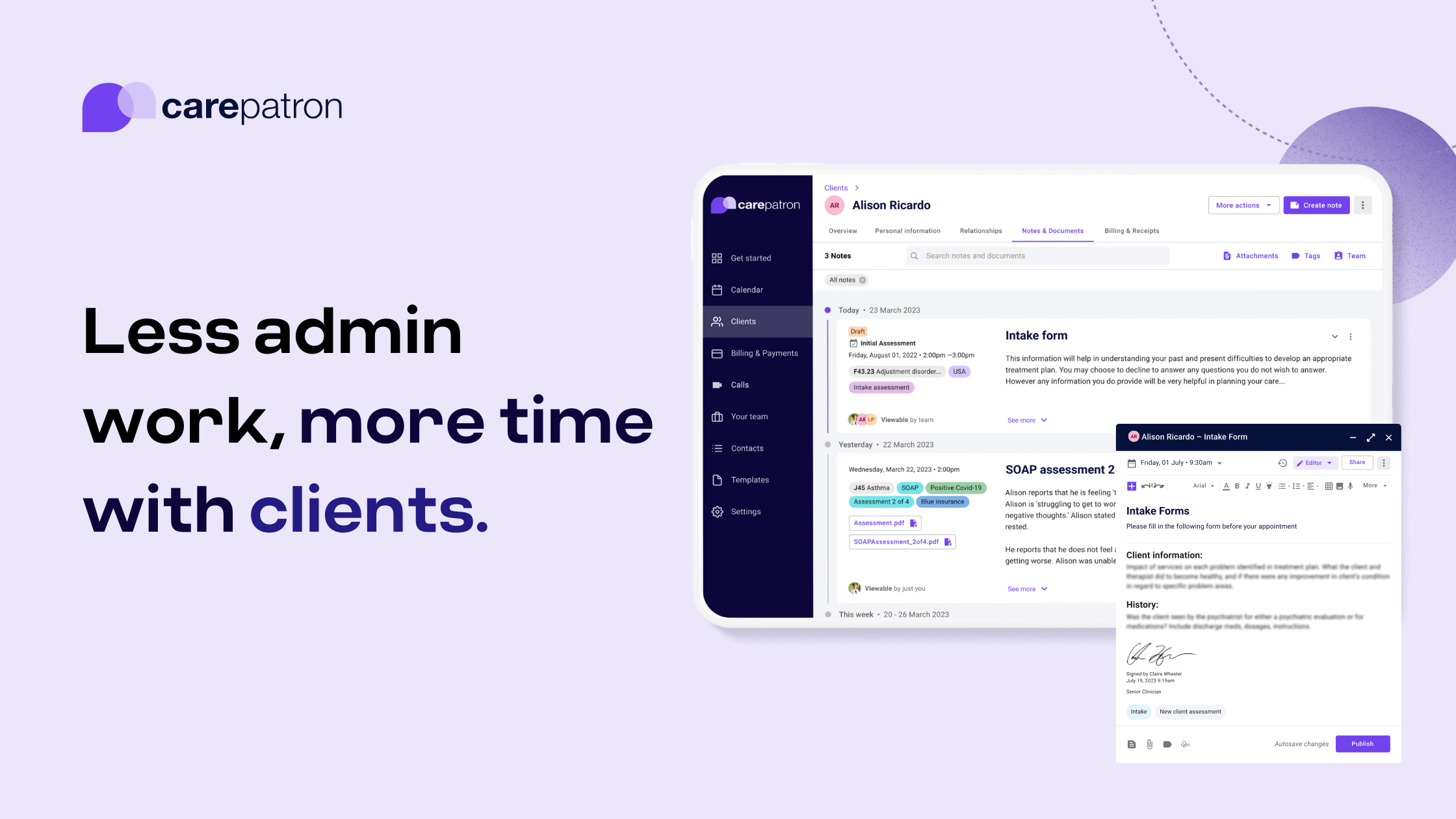 Dietitian software