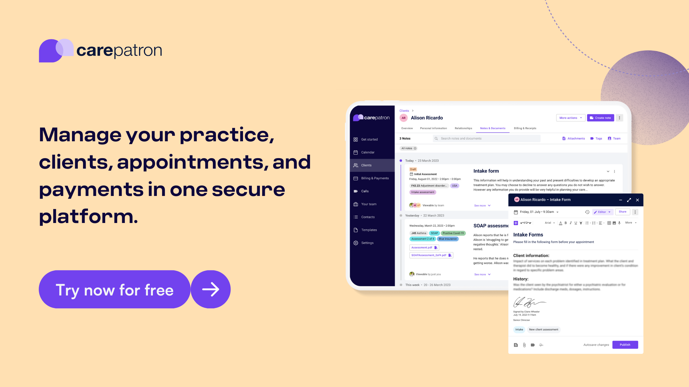 Clinical Documentation Software