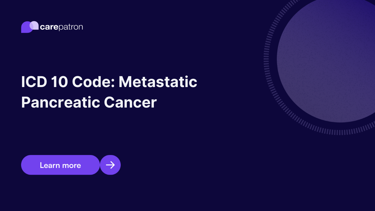 Metastatic Pancreatic Cancer ICD-10-CM Codes