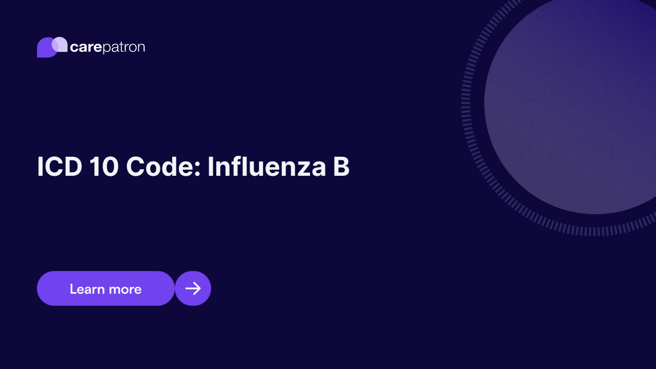 Influenza B ICD-10-CM Codes