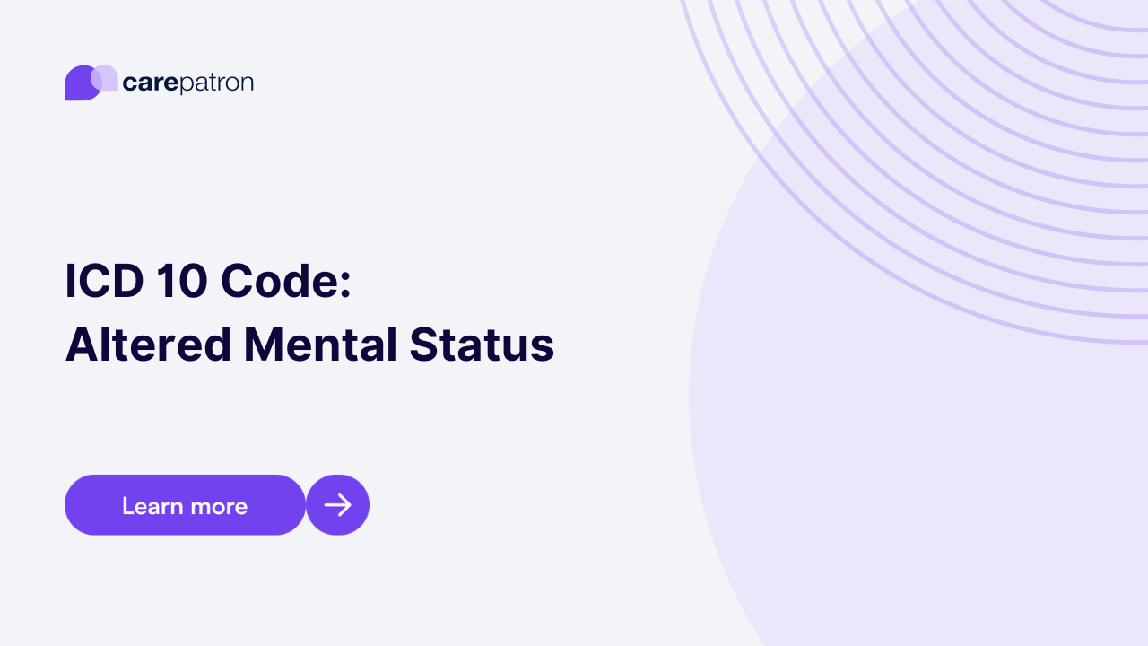 Altered Mental Status ICD-10-CM Codes