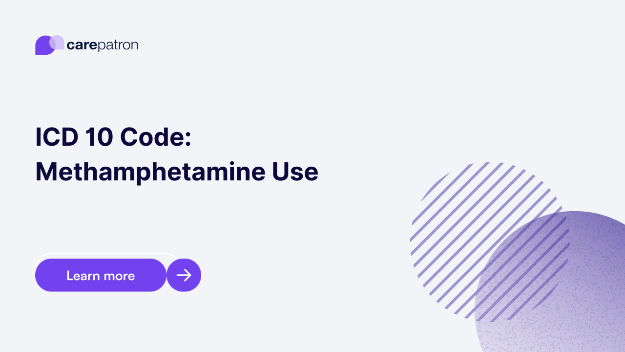 Methamphetamine Use ICD-10-CM Codes