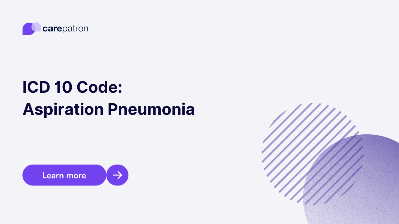 Aspiration Pneumonia ICD-10-CM Codes